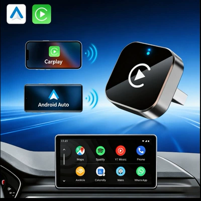 Carplay Adapter for Cars, Simsiz CarPlay və Android Auto