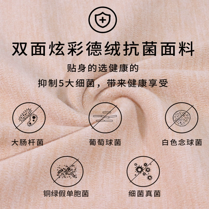 Winter keep warm double-sided velvet set, pijama for men and women, thermal underwear, increased thickness