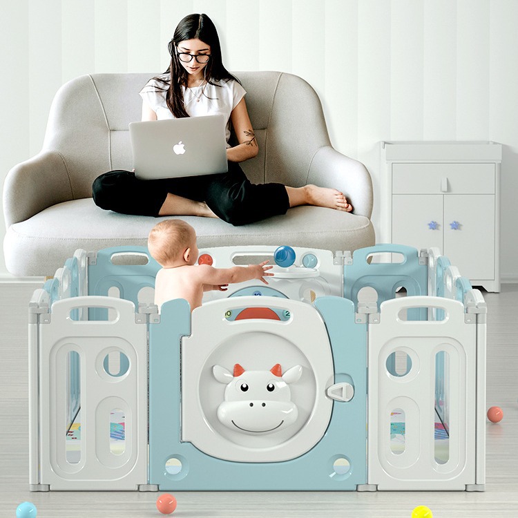 Youxue valla de protección infantil valla de juego para bebés valla plegable para pisos domésticos interiores para niños pequeños al por mayor