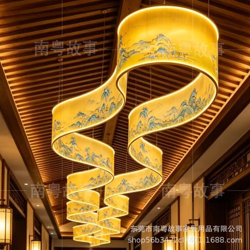 High-end custom art pendant lights for sales offices, museums, model homes, villa lobbies, clubs, and reception areas High-end custom art pendant lights for sales offices, museums, model homes, villa lobbies, clubs, and reception areas
