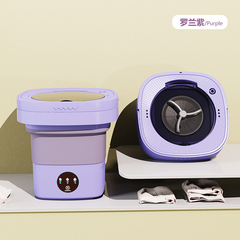 全自動折りたたみミニ洗濯機スタンド式ミニパンツソックス専用洗い落とし一体小型洗濯機|undefined
