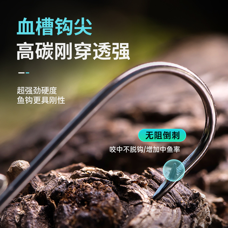 內德鉛頭鈎 鱸魚鈎路亞軟餌黑坑釣魚鈎鱖魚鈎7g微物加強血槽防脫