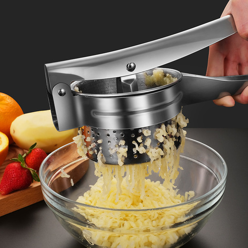 Multifunctional stainless steel potato masher masher cross border potato press fruit juicer