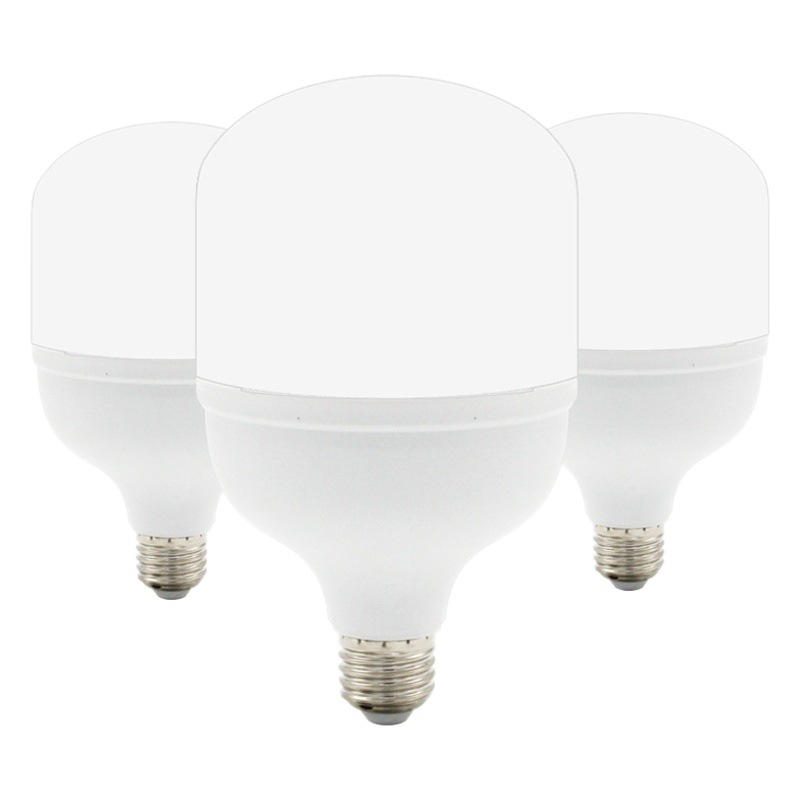 Plástico aluminio bombilla led lámpara de ahorro de energía bombilla espiral E27 tornillo boca iluminación interior Super brillante luz blanca 40W image 1