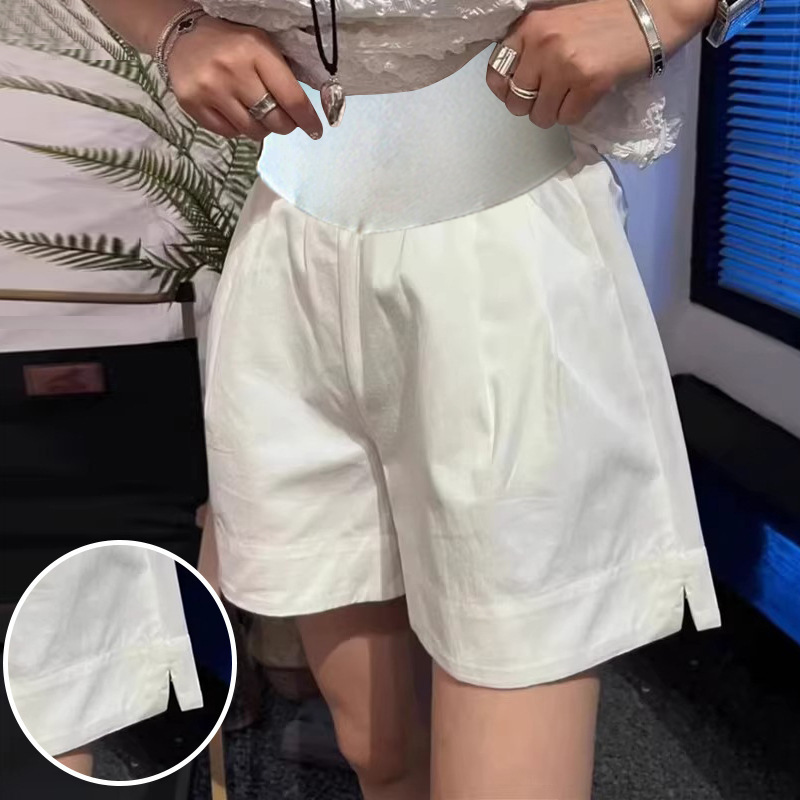 Maternity Pants Thin Casual Shorts Women 2024 Summer New Large Size Slim Versatile Loose Hot Pants 1526