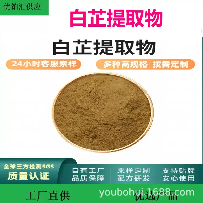 白芷提取物10:1 植物提取物 水溶性白芷粉 现货包邮