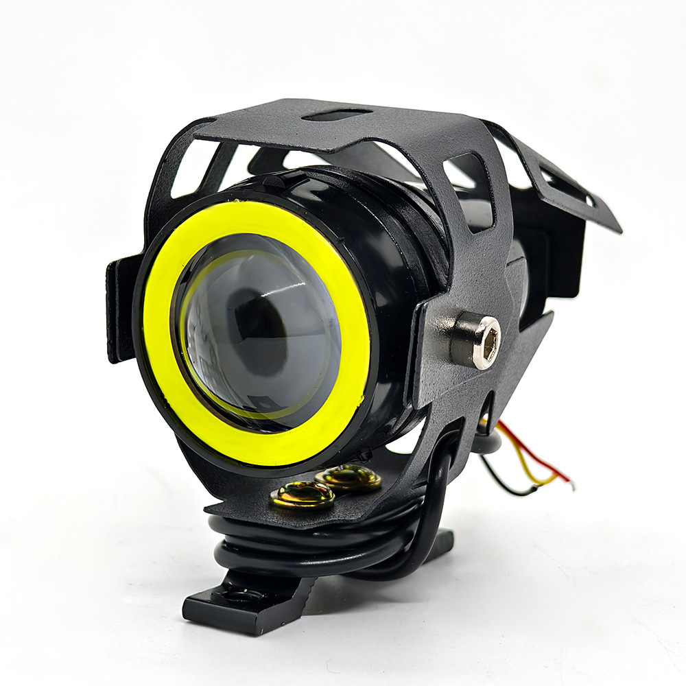 Motorcycle External Led Spotlight, Flashing Laser Cannon, Mini U7 Angel Eye, Super Bright Headlight, Electric Vehicle Modification