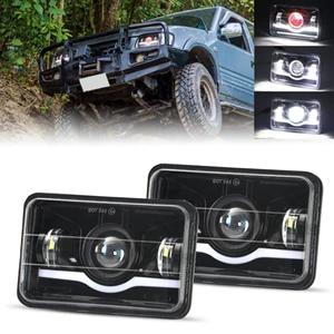 Wave 5inch Wrangler Kvadrat 4X6 Fənər, Yüksək/Aşağı Şüalı Avtomobil Led Fənəri
