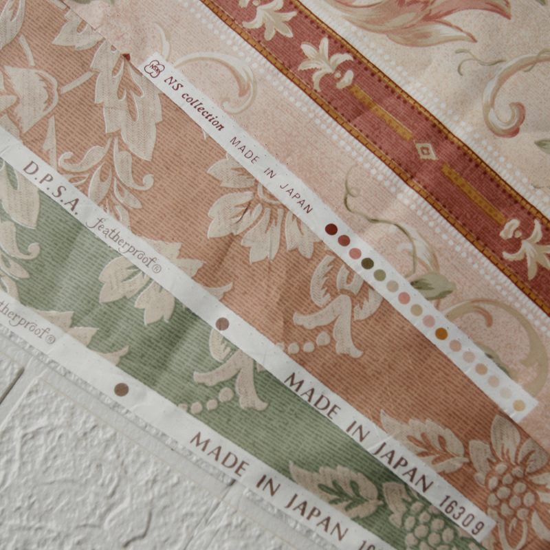 PopoHouse日本烫金复古壁纸高支高密棉布料 连衣裙洋装服装面料