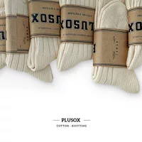 Plusox мужские и женские китайские текстурированные толстые весенние и осенние сандалии носить толстые нити вязаные ретро японские китайские чулки
