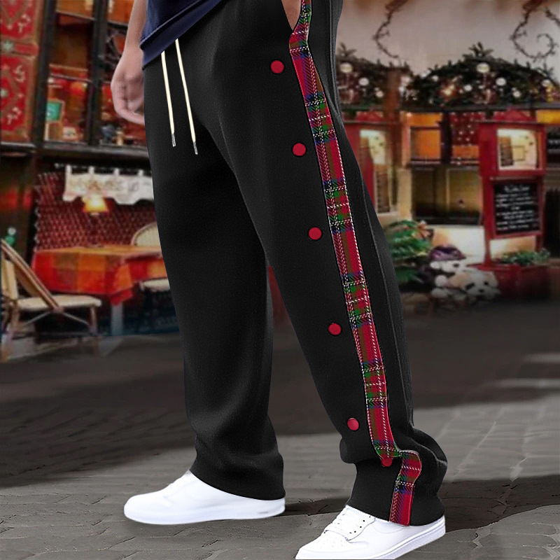 Nuevo comercio exterior transfronterizo nuevo estilo americano hombre botón de botón a placas pantalones casuales transfronterizos pantalones al aire libre para hombres