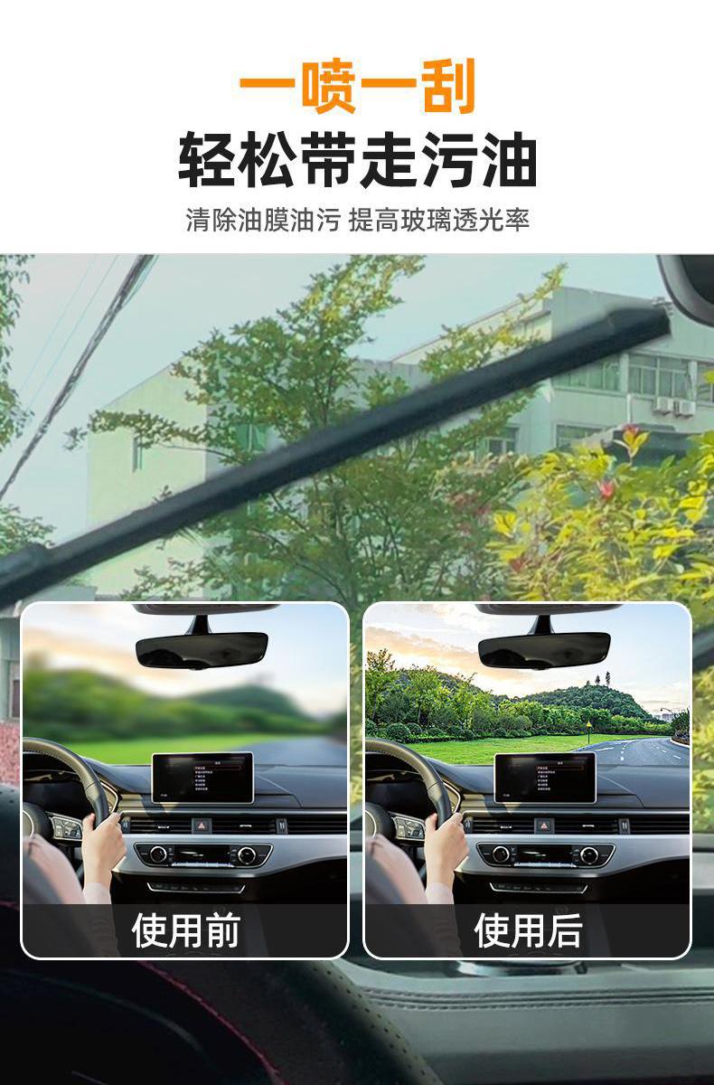 Genuine Senjunchi All-Season Automotive Glass Cleaner, Winter Oil Film Anti-Freeze Coating, Stain Removal, Crystal Coating, Rain Repellent