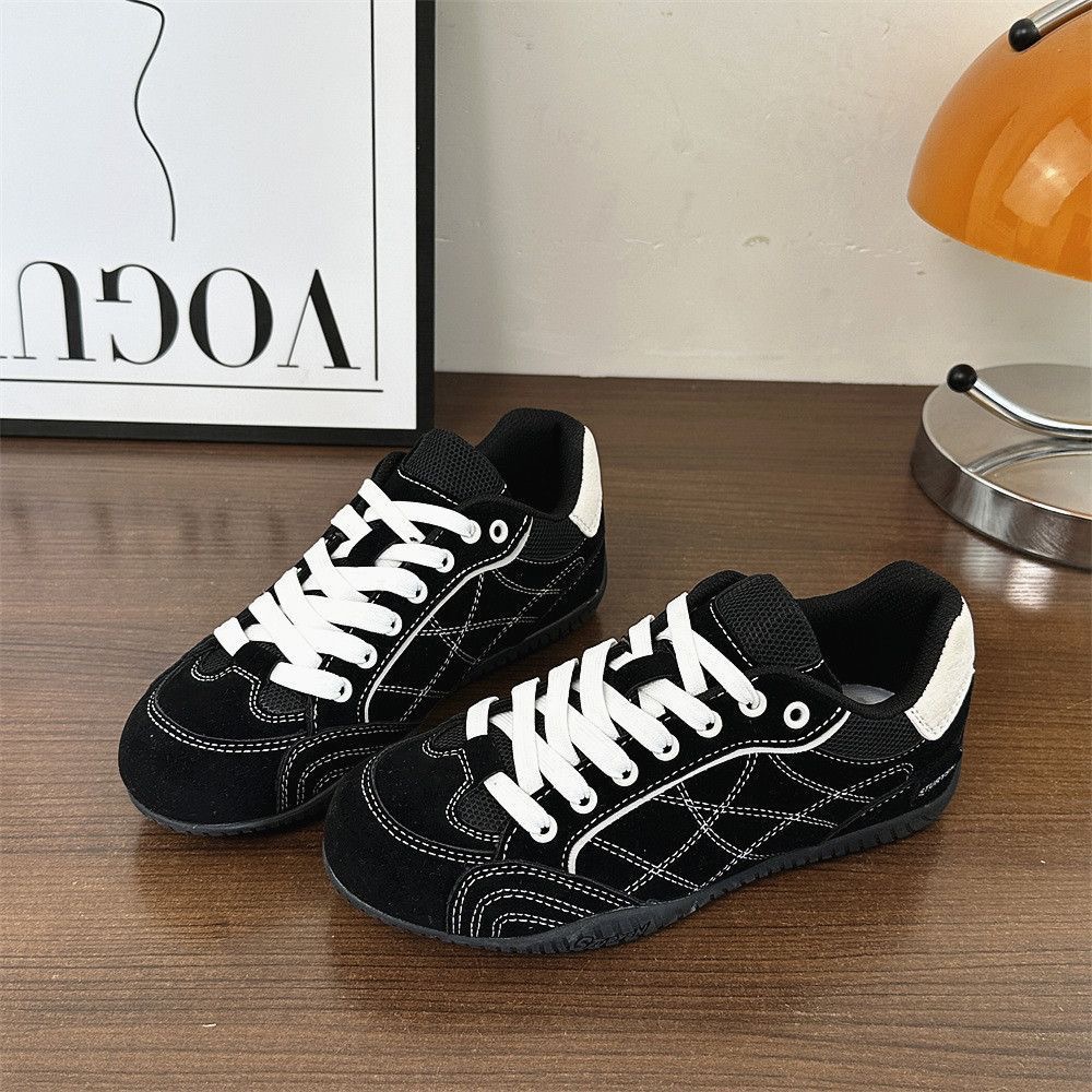 韩版潮流舒适休闲轻便薄底学生运动鞋女ins街拍美式复古小众板鞋