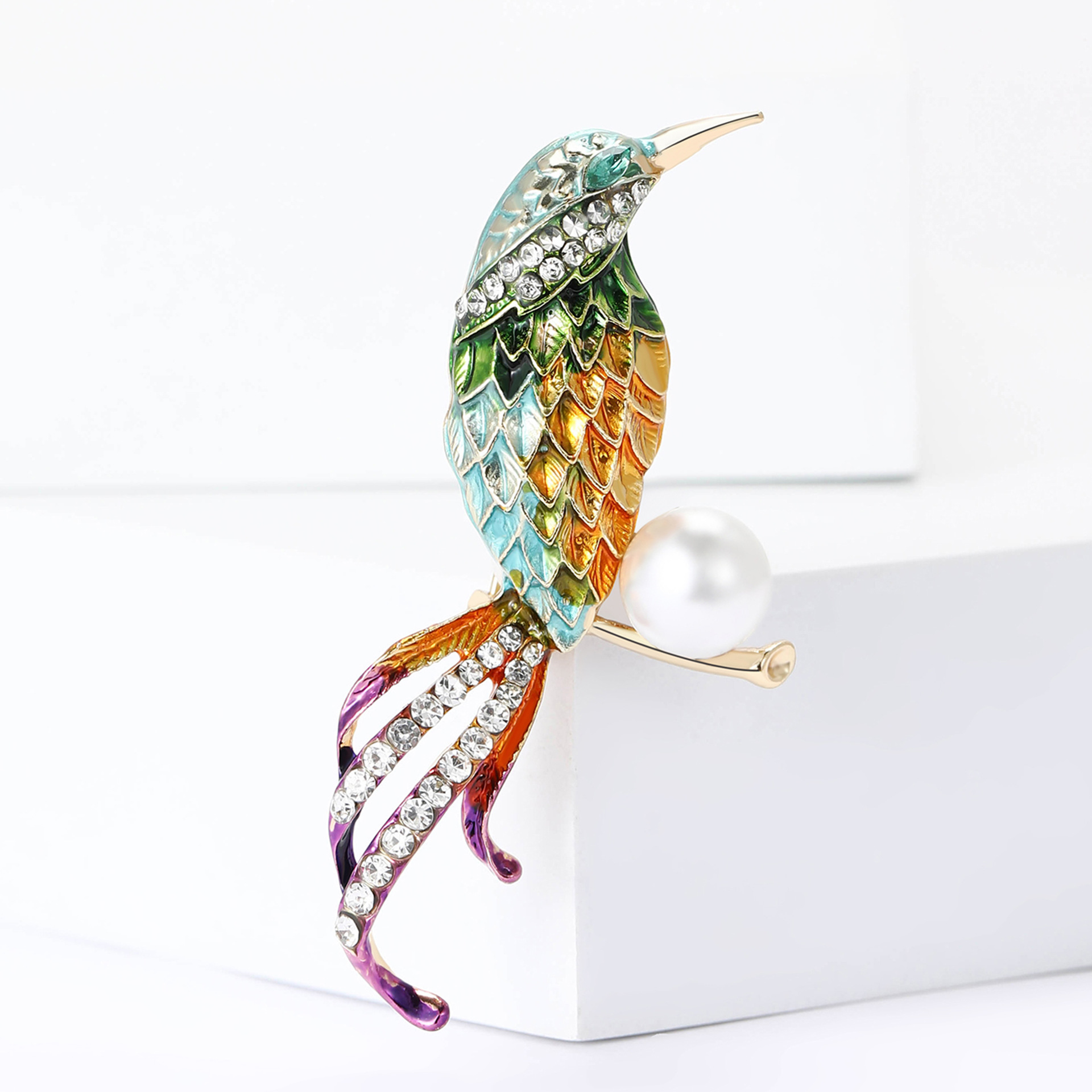 All Seasons Season Elegant Simple Style Pin Animal Alloy Enamel Women's Brooches
