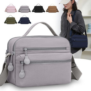 Fashion crossbody bag women's bag new nylon bag factory direct sales shoulder bag multi-functional handbag small square bag