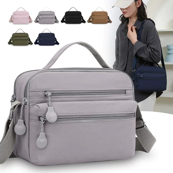 Fashionable Crossbody Bag for Women, New Nylon Fabric Bag, Factory Direct Sale, Shoulder Bag, Multifunctional Handbag, Small Square Bag