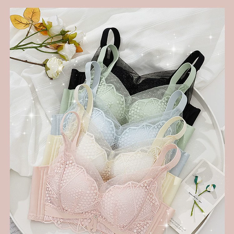 Latex sexy supporting breathable bra