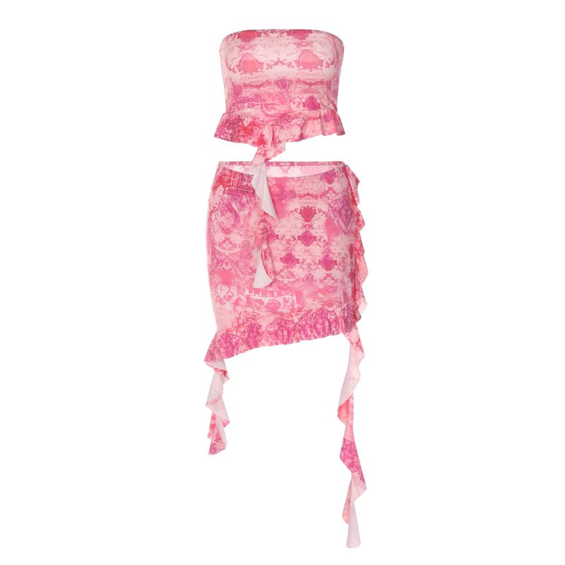 Title 13, European and American style printed sleeveless ...