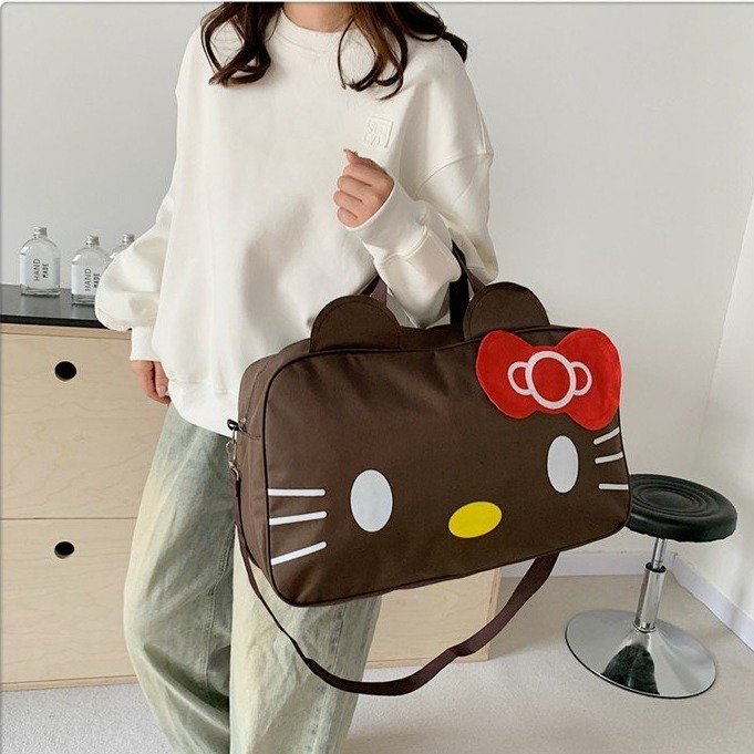 Nueva bolsa de viaje de gran capacidad Oxford caricatura linda bolsa de almacenamiento para viajar bolsa de hombro bolsa de mano