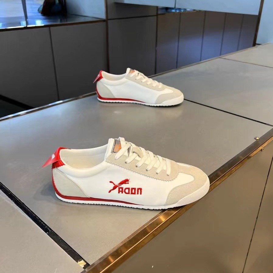 2024春季新款时尚休闲阿甘鞋男鞋小众复古板鞋舒适轻便男土休闲鞋