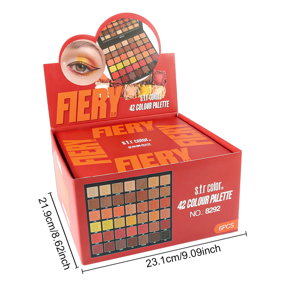s.f.r color transfronterizo especializado para la saturación de nueve colores puro perla mate disco de sombra de ojos maquillaje mayorista