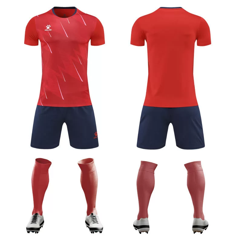 Футбольная футболка Kelme (Carl) — командная форма, взрослая и детская, печать на заказ, несколько цветов и размеров