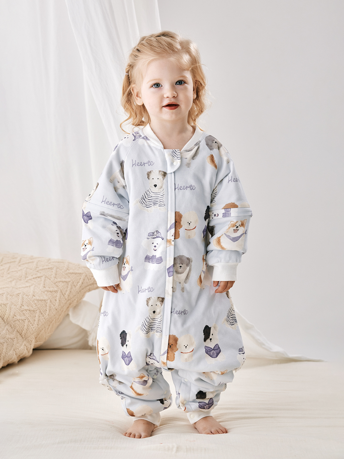 Children's quilted sleeping bag
