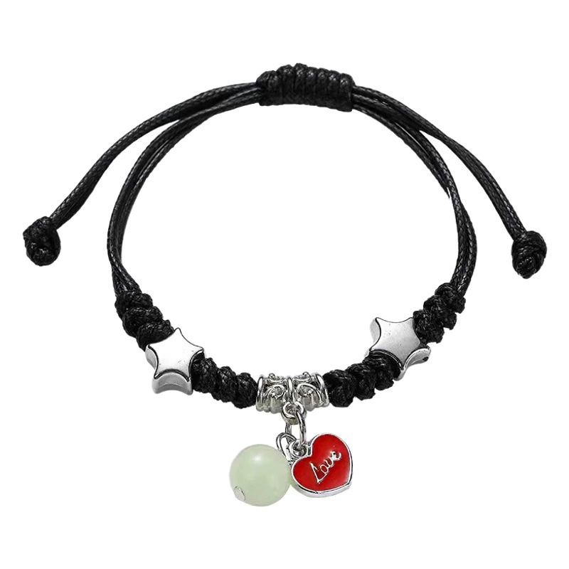 Трансграничные взрывы светящийся браслет женский студент два человека подруга дружба корейская мода светящийся браслет для мужчин и женщин пара