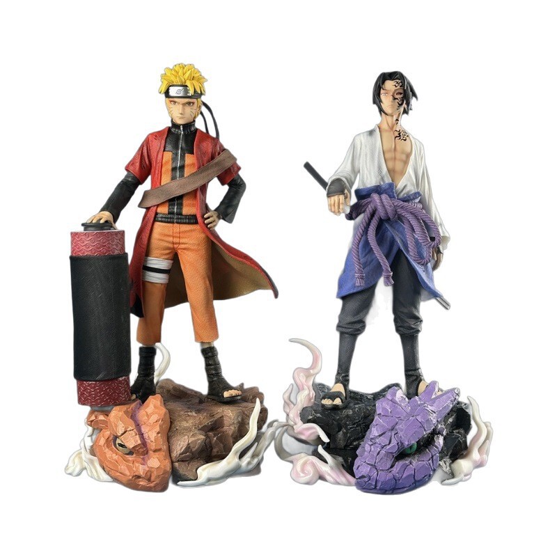 ナルトシリーズステージスクロールナルステージ呪印サスケ共鳴アニメーションフィギュア装飾品卸売|undefined