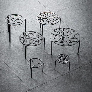 Iron Wood Rack Outdoor Stove Tripod Fire Bowl Rack Air Stove Bracket Iron Pot Alcohol Lamp Base