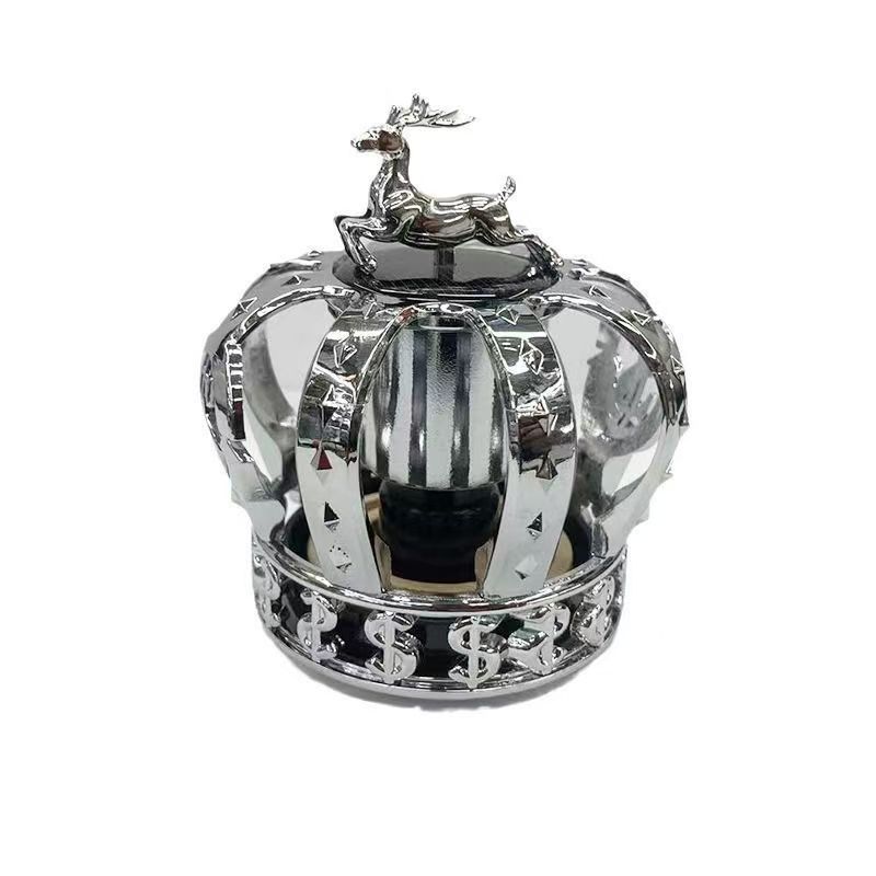 太阳能香薰摆件汽车车载高档车用皇冠香水香氛香薰车上装饰摆件