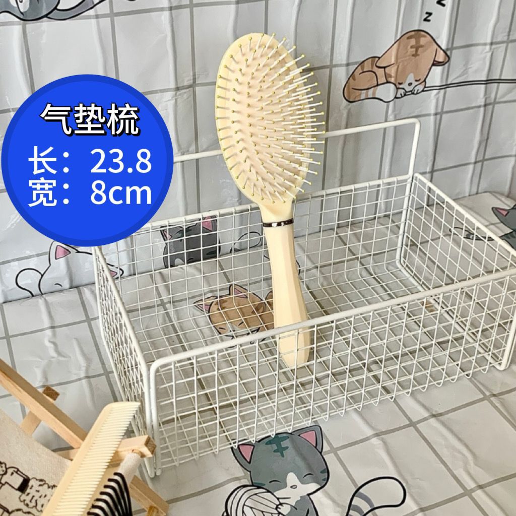 Peine esponjoso, peine de colchón de aire, peine de cabello rizado, peine de tubo de cabello largo especial para mujer, peine de masaje doméstico para mujer, peine de costillas