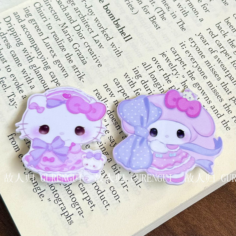 New Cute Purple Cat Hair Clip Cartoon Side Fringe Duckbill Clip for Girls Hair Accessory New Cute Purple Cat Hair Clip Cartoon Side Fringe Duckbill Clip for Girls Hair Accessory