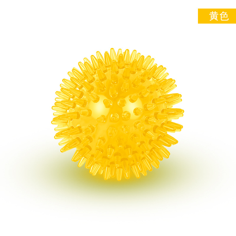 Yellow transparent ball