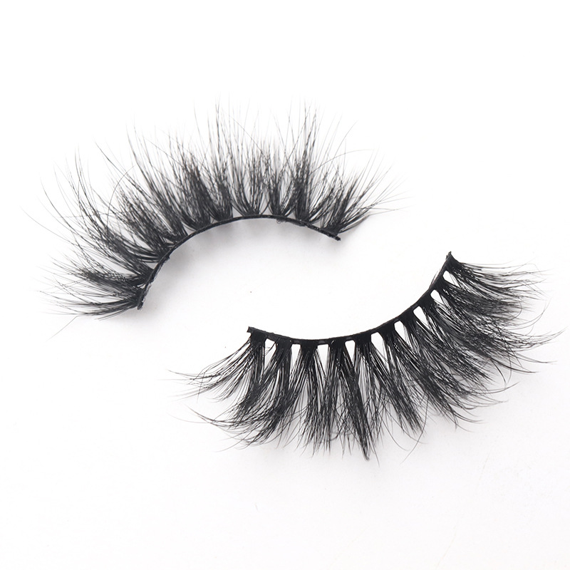 Suministro directo de fábrica pestañas postizas solo par 3D de fibra química pestañas desordenadas pestañas largas de estilo europeo y americano