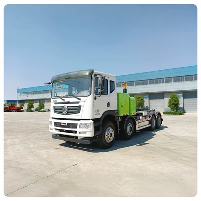 Elektrik zibil maşınları electric hook-lift garbage truck, detachable