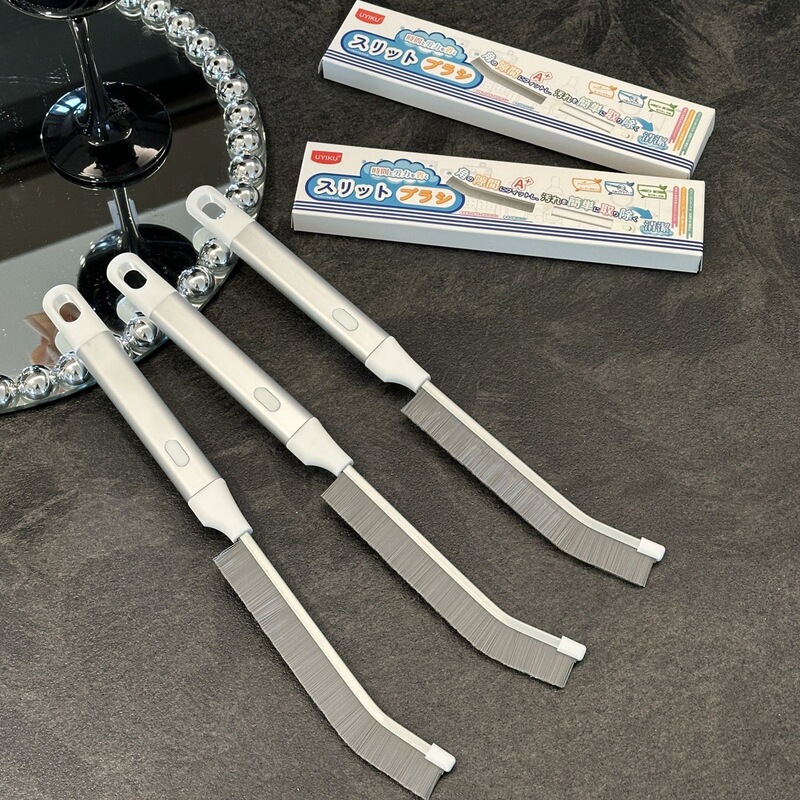 Japanese-Style Long-Handle Gap Brush for Bathroom Sink Tile Joints, Toilet, Sofa Hair Brush