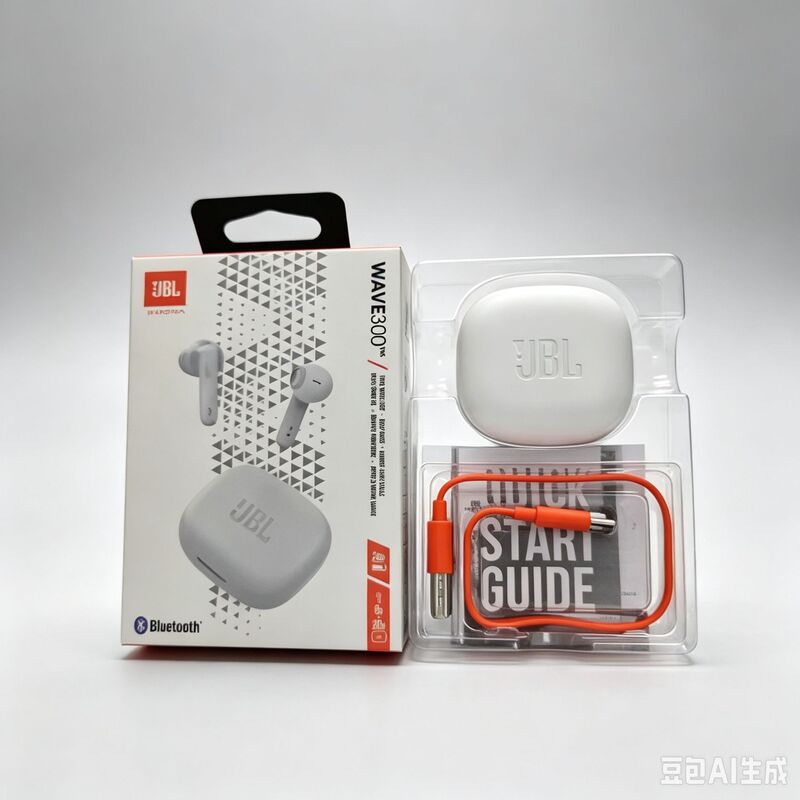 New Wave300TWS wireless Bluetooth earphones, in-ear style, popular on e-commerce platforms, hot-selling in foreign trade, JBI small batch