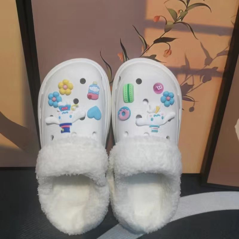 Tank cotton mop cinnamon dog white