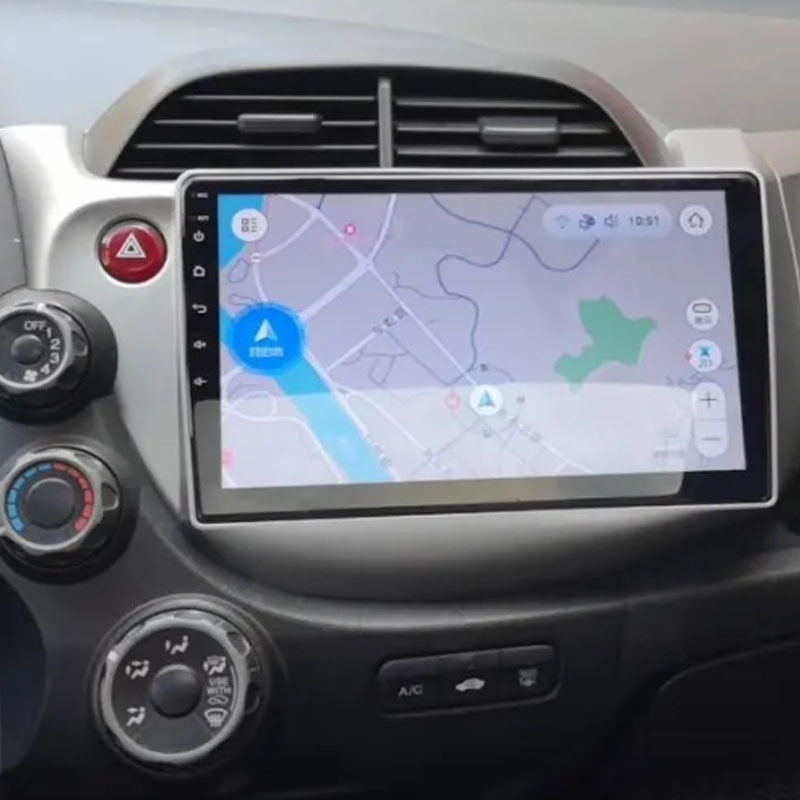 Suitable for 08-13 Honda Fit Left-Hand Drive Android Large Screen Bluetooth Navigation Gps Reversing Image Carplay