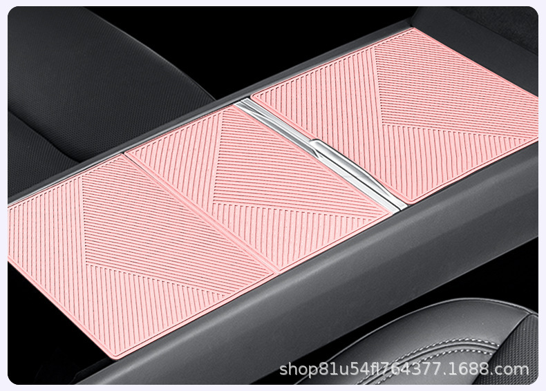 Suitable for Tesla's New Version Model Y/Yl/3 Central Control Silicone Pad Electrostatic Adsorption Central Control Pad Factory Wholesale