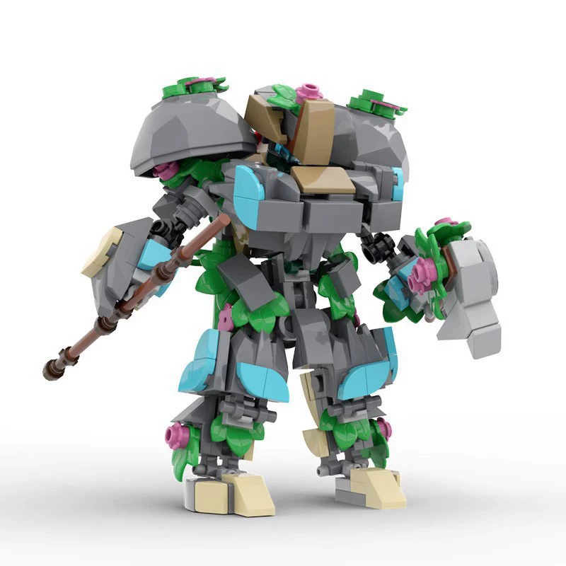 Конструкторы MOC совместимы с Lego Creative Forest Guardian Robotic Puzzle Creative Series External Skeletal Mecha