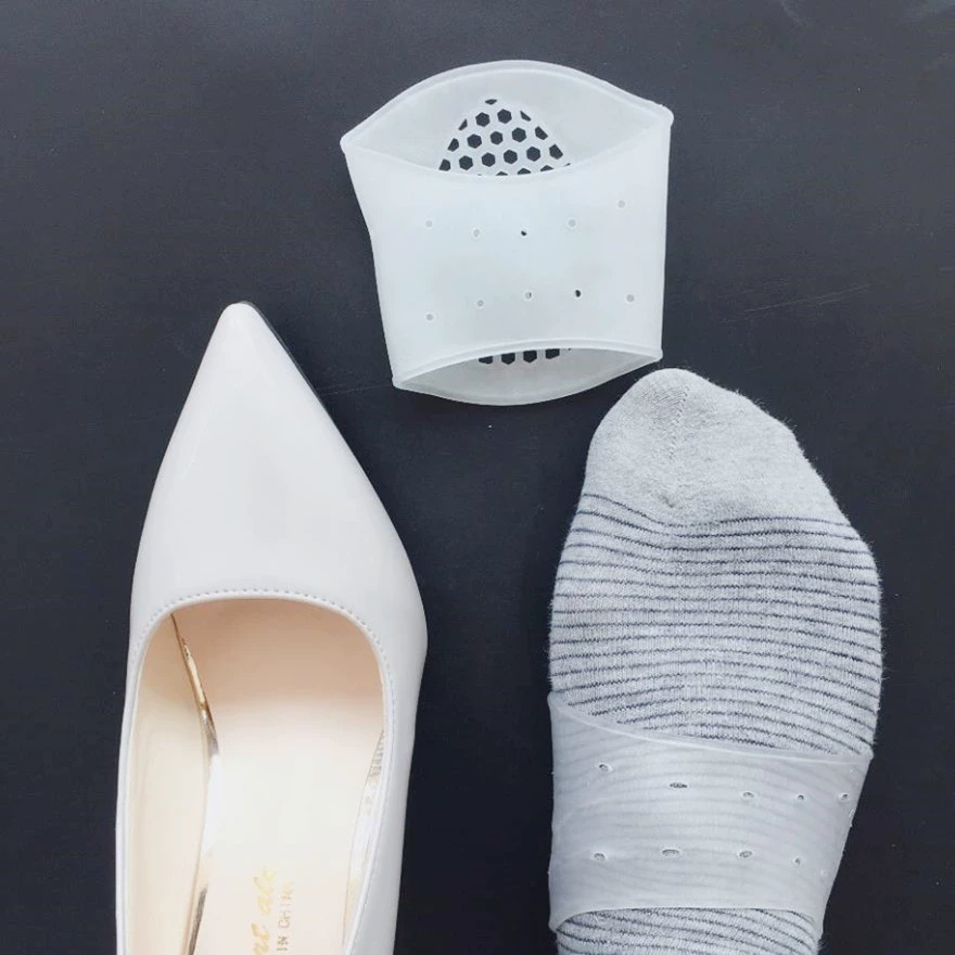 SEBS дышащая подушка для ног силиконовая стелька полразмера стелька плоская ножка плоская ножка сотовая ножка