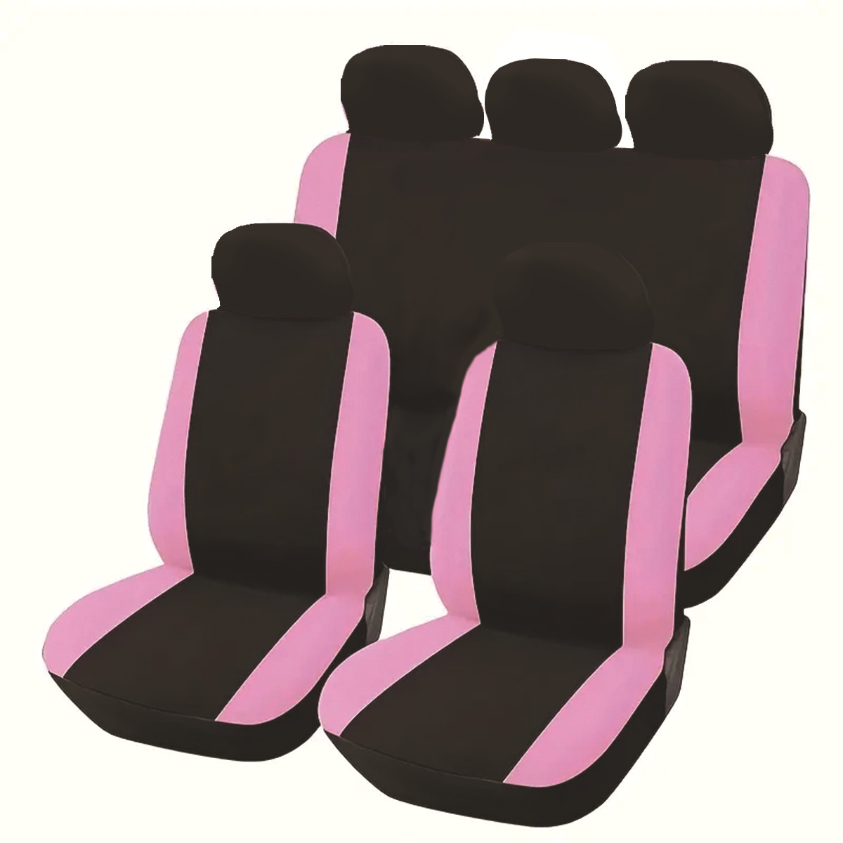 Personalidad transfronteriza a juego, tableta para automóvil completa, 5 asientos, juego de 9 piezas, cojín para asiento, funda de asiento decorativa cómoda y transpirable para automóvil general