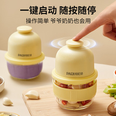 Panydi Electric Garlic Processor 350ML Glass Cup Garlic Masher Garlic Paste Maker Dropshipping