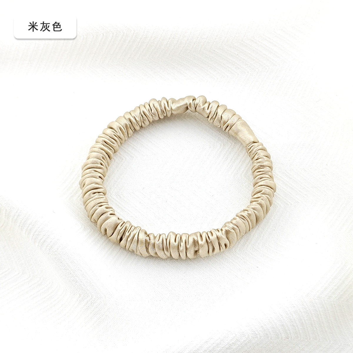 19 mm mm 1 cm anillo de cabello de seda 100% anillo de cabello de seda pequeño tocado de cabello de cuerda de seda de alta calidad anillo de cabello de intestino delgado