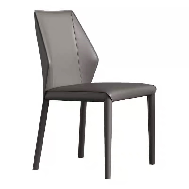 Sillas de comedor italianas de estilo doméstico minimalista, sillas de estilo de diseño de estilo moderno y cómodo.