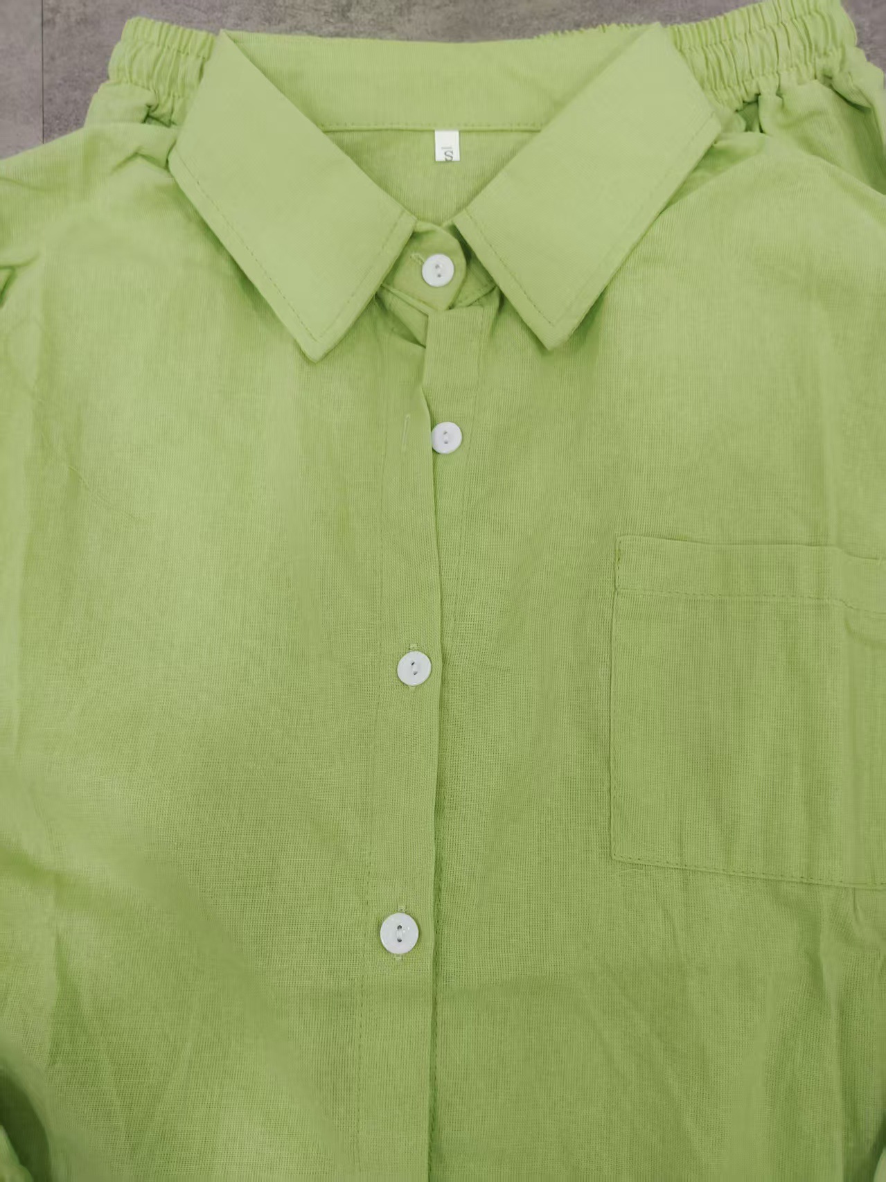 216g Weight Long Sleeve Sleeve Length 95% and above, Cotton, Cotton and Linen Fabric Type Leisure Suit Sets Type Casual, Home, Sports Occasion Shirt Collar Neckline Pocket Function Regular Fit Fit Type Solid Color Pattern 2025 Spring and Summer Season Women's, Adults Gender Temperament Commuter, British Style Style Amazon Women's 2-Piece Retro Plus Size 2025 Cotton And Linen Shirt Outfit High Waist Loose Trousers 1