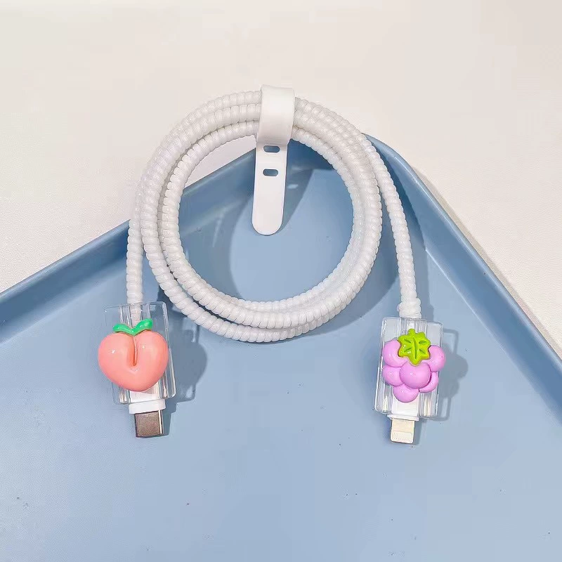 Защитник кабеля (Apple) Type-C, мультяшный грызун кабеля, декоративный универсальный для Android и Apple