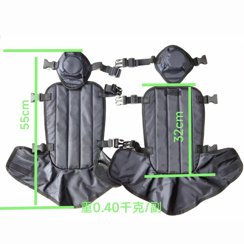 厂家售园林护具 草场物业割草割灌作业护腿 护脚踝劳保护膝出口款